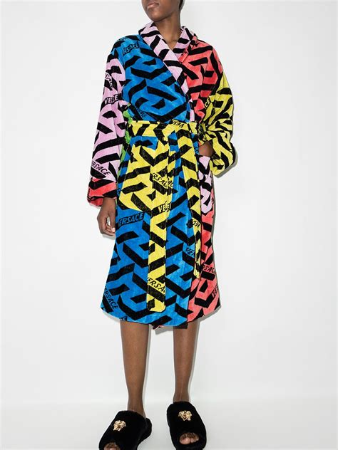 jorge versace robe|Versace colorful robe.